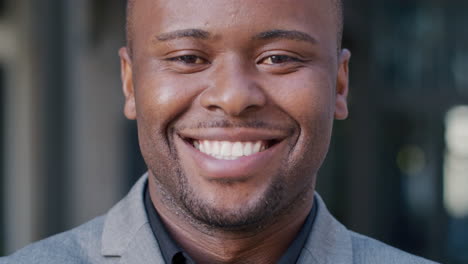 Startup-worker-and-portrait-of-happy-African