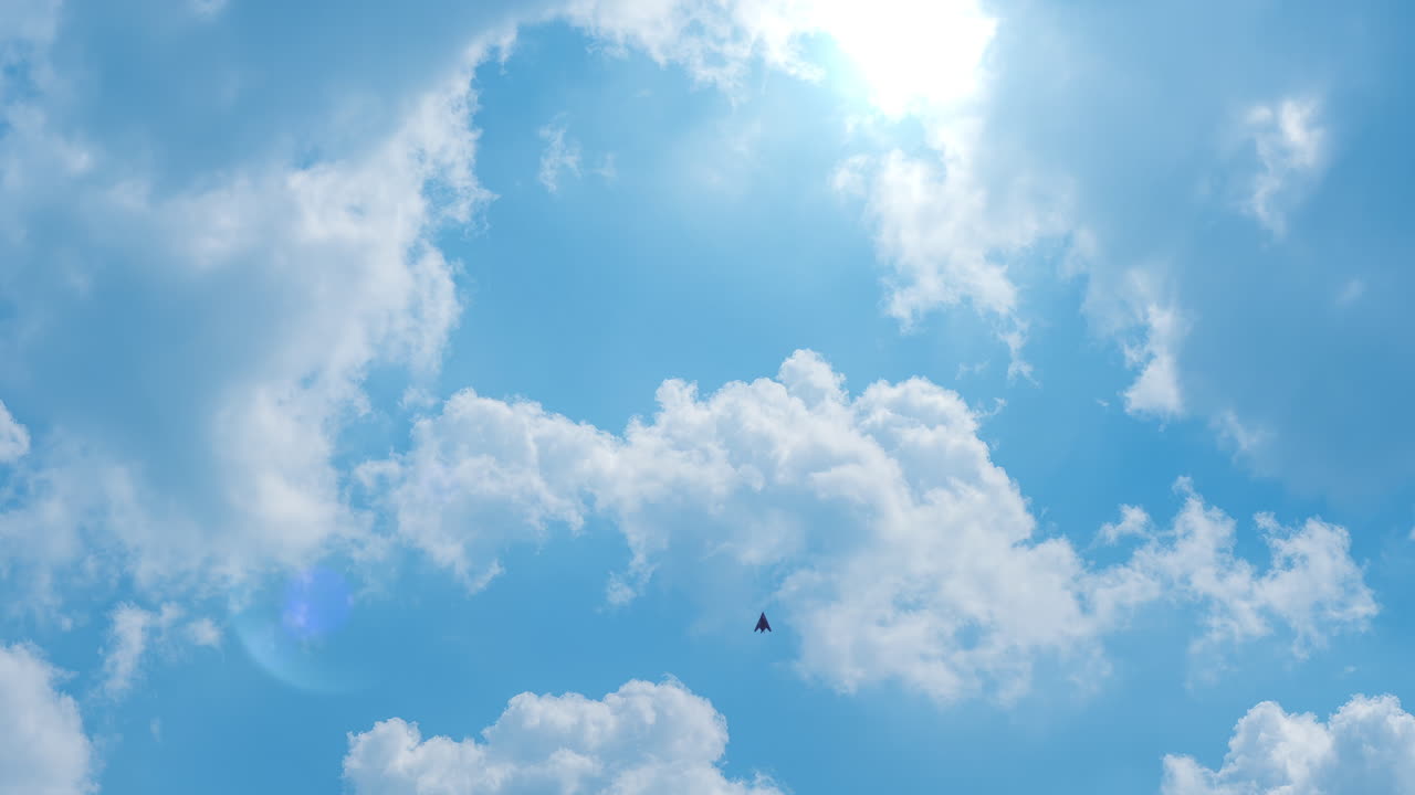 Stealth Fighter Jets in Formation