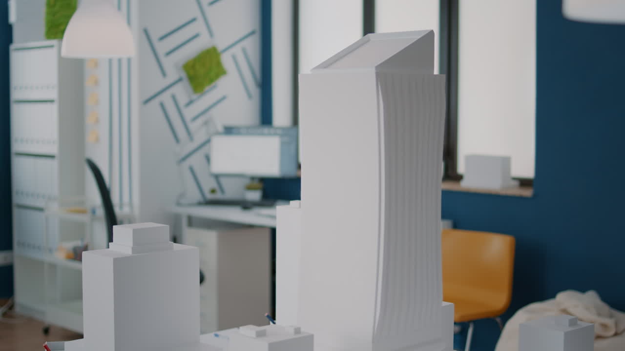 Building Model in Architecture Office