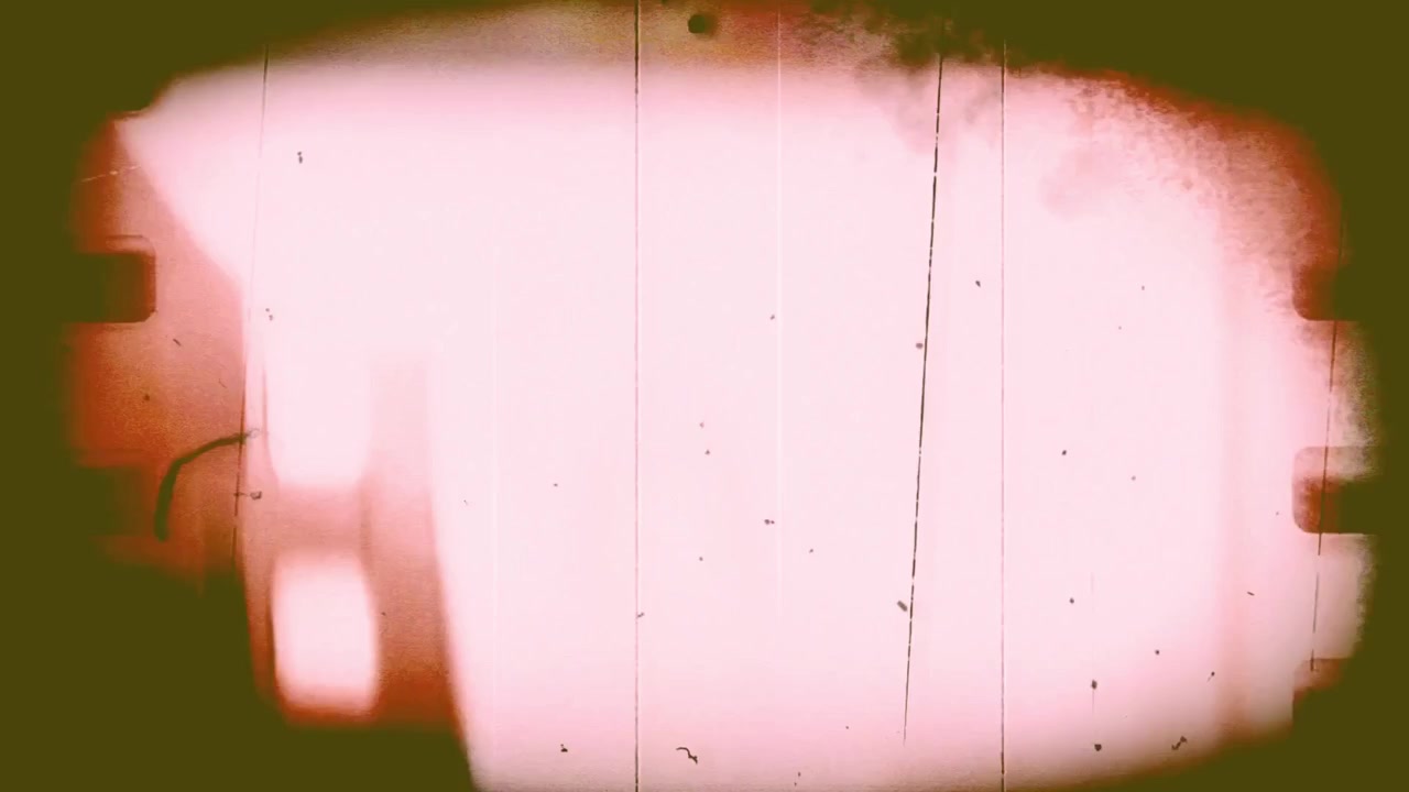 Vintage Film Reel Overlay with Dust and Scratches