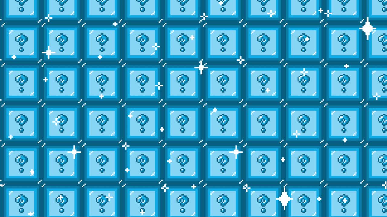 Pixel art tile question mark Looping animated background. 1080p (2).mp4