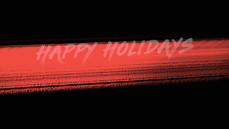 celebrate the season festive red and white striped happy holidays banner