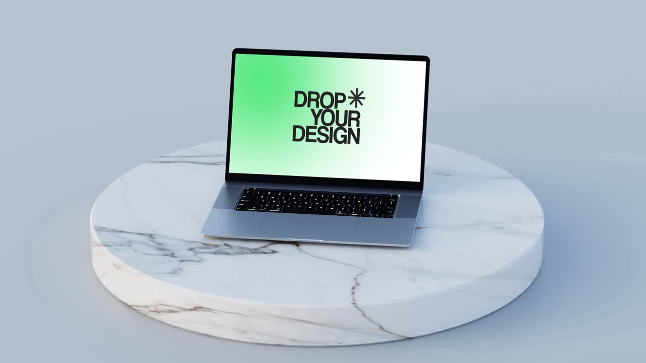 Mockup voor laptopscherm