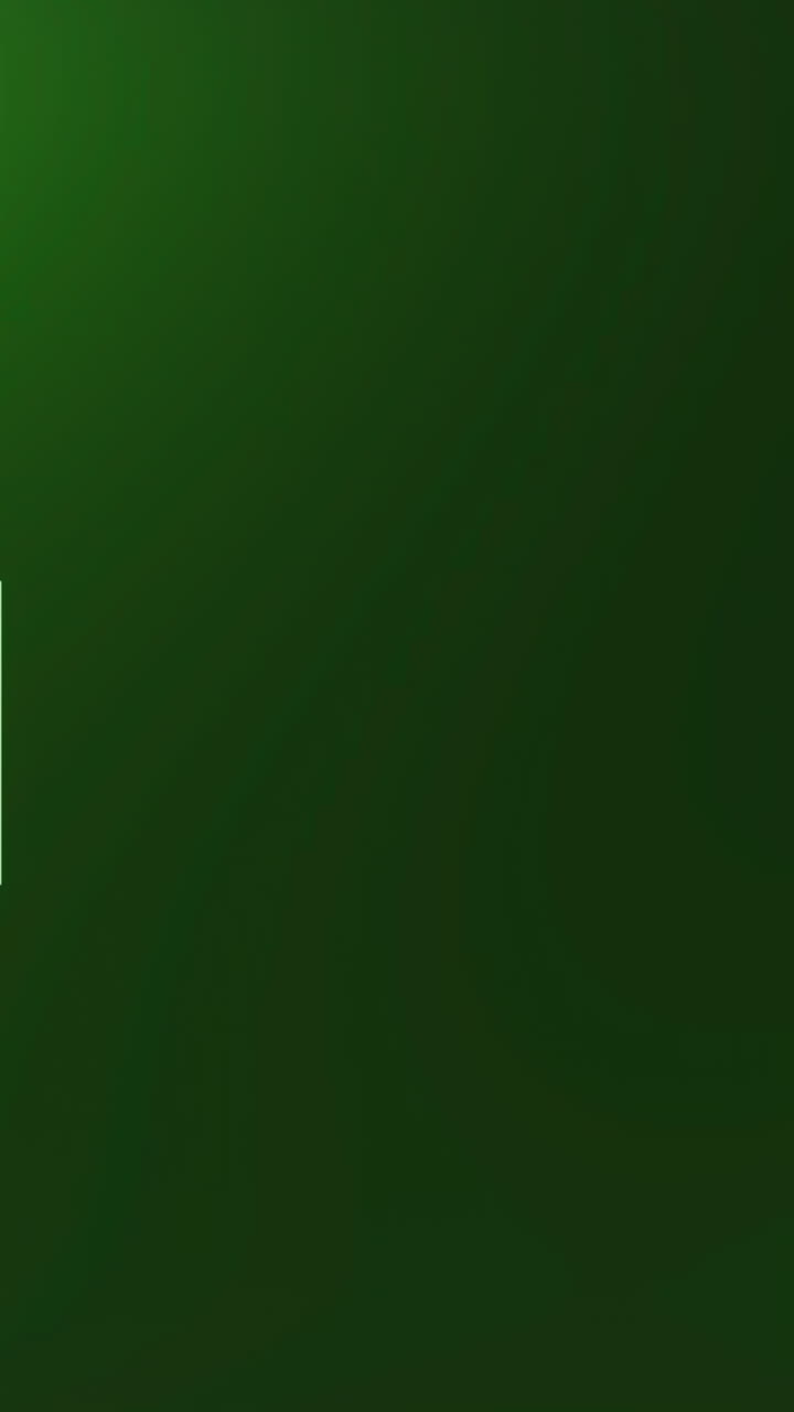 Dark Green Gradient Background with White Shapes