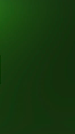dark green gradient background with white shapes