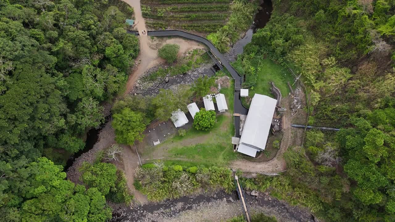 Aerial images of nature and mountains, Costa Rica, Alajuela