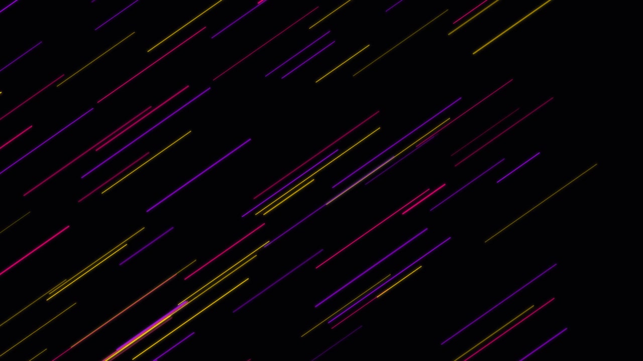 Sfondo astratto in movimento con strisce di luce colorate diagonali