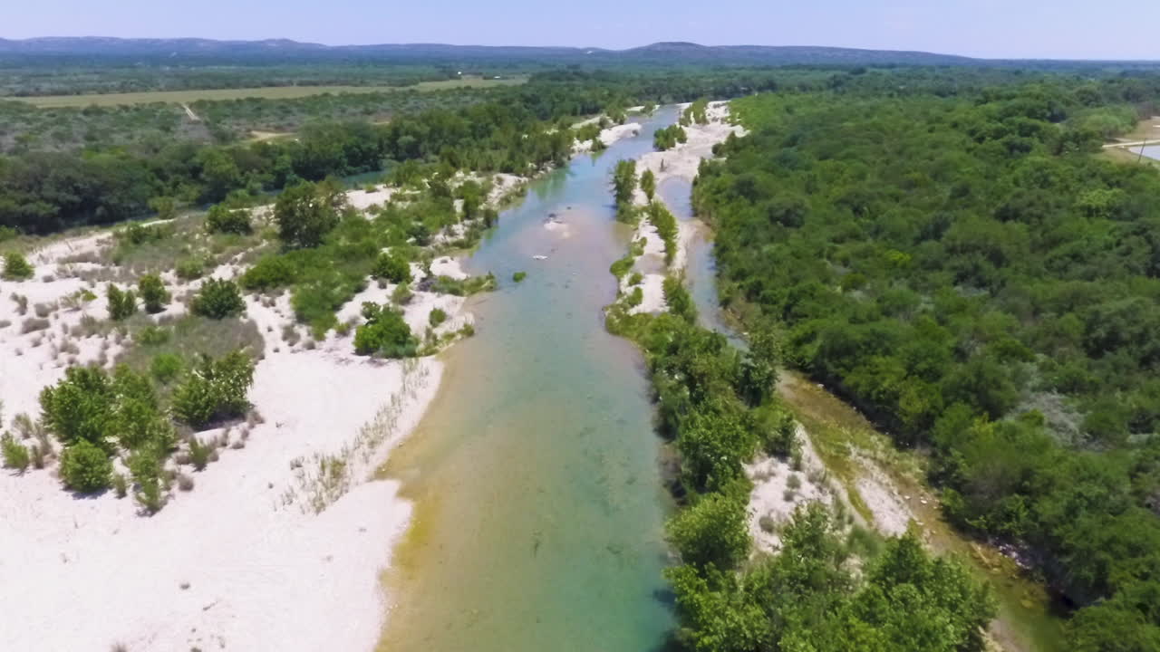 A creek part of The Nueces River in Central Texas some call The Hill Country