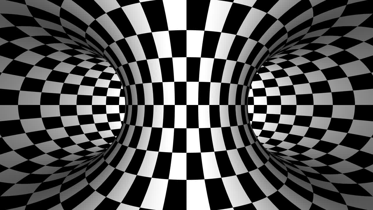 agujero de tourus rayado. ilustración 3d