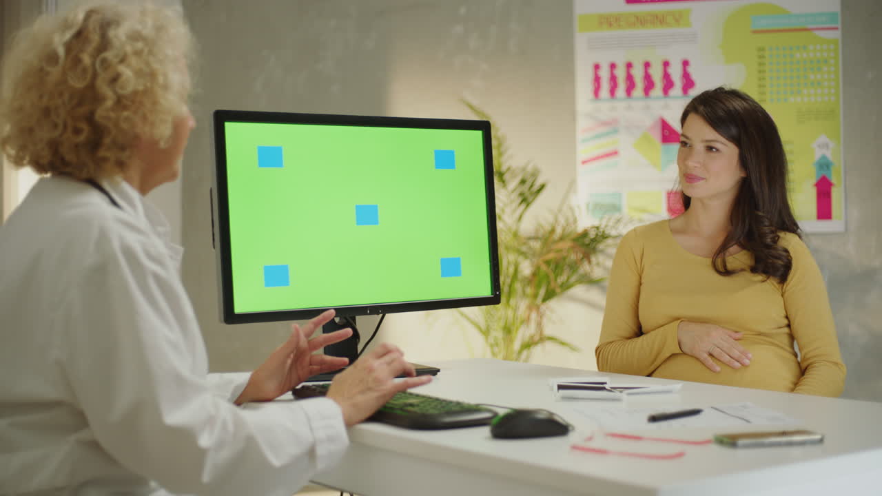 Doctor Consultation with Pregnant Woman