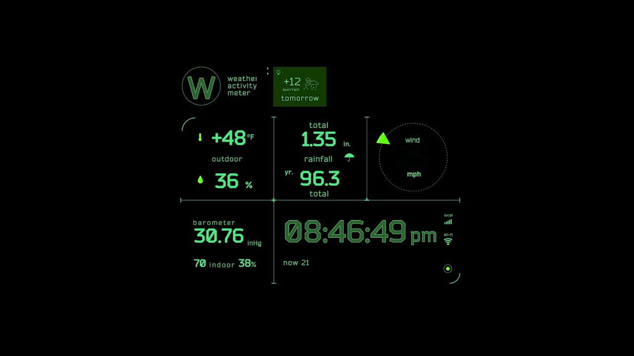 Retro HUD UI