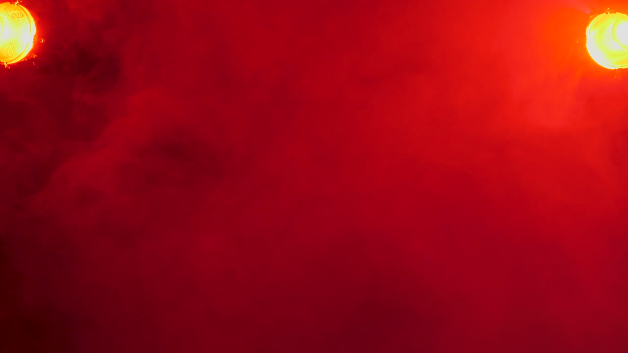 Illuminazione del palco rosso