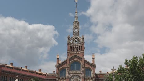 Tower-of-Sant-Pau-Hospital-in-Barcelona