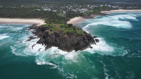 cabarita beach whale lookout and norries headland in northern new south wales, australia