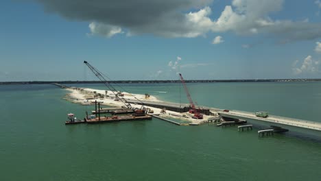 Puente-Reparado-A-La-Isla-De-Sanibel-Después-Del-Huracán-Ian