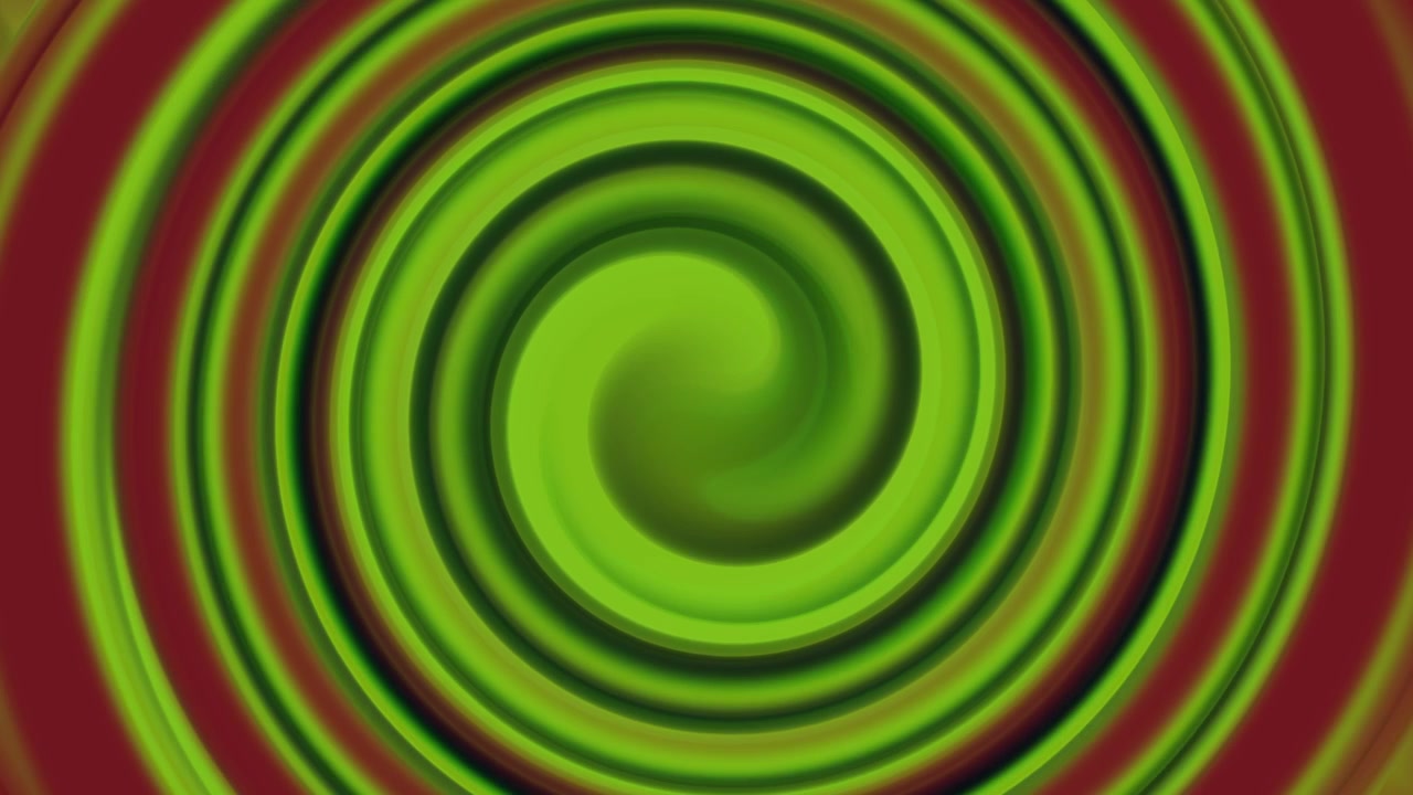 growing colorful waves, hypnosis effect background