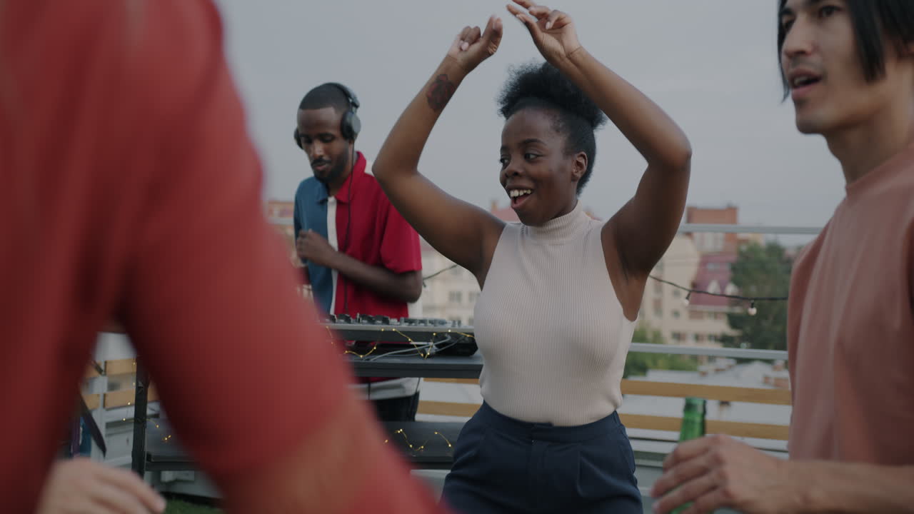 Rooftop Party with Friends