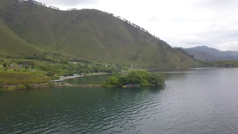 Lake-Toba-North-Sumatra-Medan-Drone-Aerial-4K