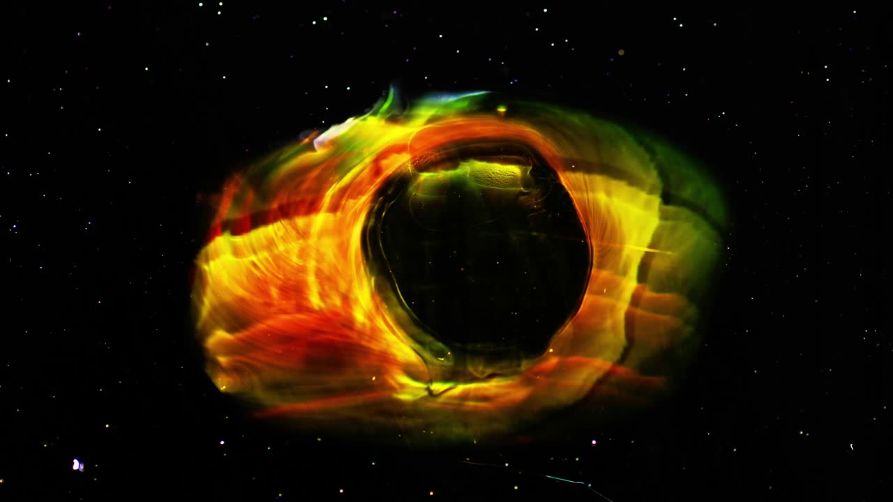 nasa hubble "ojo de dios" nebulosa agujero negro hecho de tinta y pintura campo estelar telón de fondo cósmico