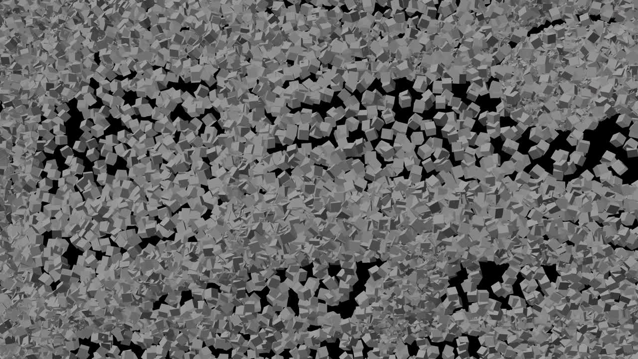 coche de cubos giratorios. fondo transparente. 4k