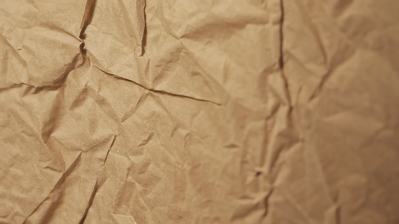 Crumpled Brown Paper Texture