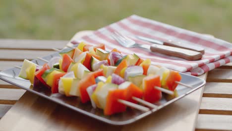 Vegetable-kabob-on-plate-close-up