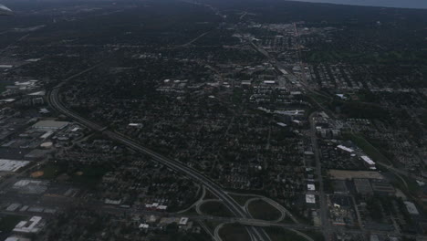 Vista-Aérea-De-Chicago-Illinois-Desde-La-Ventana-Del-Avión-4k