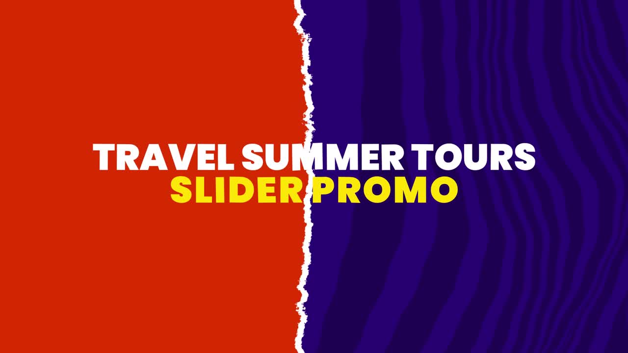 Dynamisk Animeret Promo for Sommerrejser.