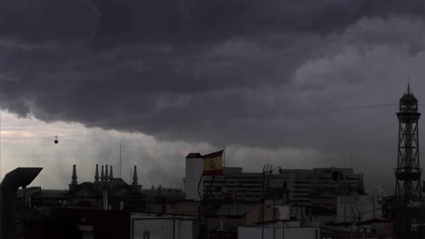 bcn rooftops moody vide 4k 00