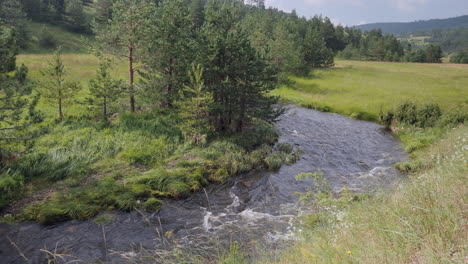 An-amazing-beautiful-landscape-view-of-a-zigzag-river-streaming-in-the-green-fields