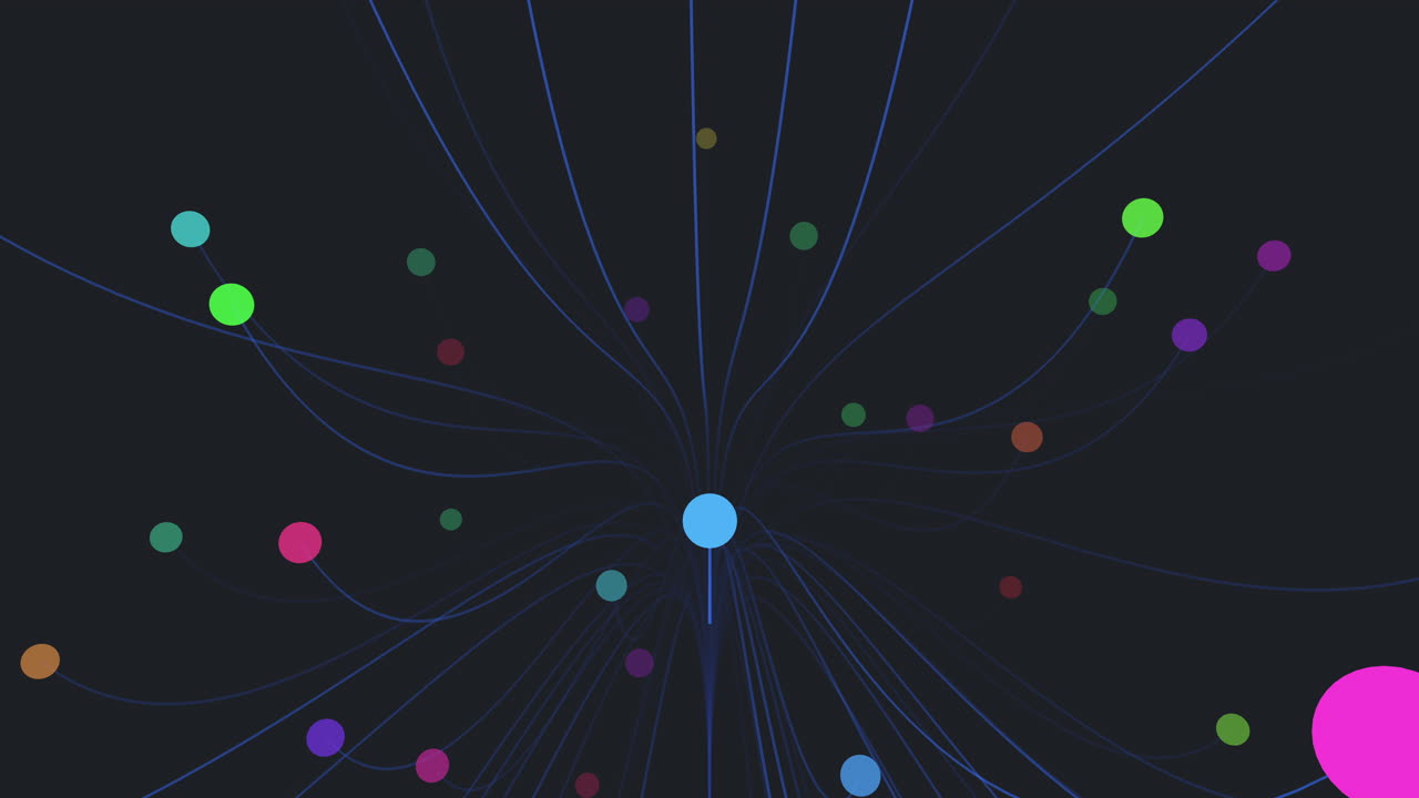 거미줄 을 은 서로 연결 된 점 들 의 다채로운 네트워크