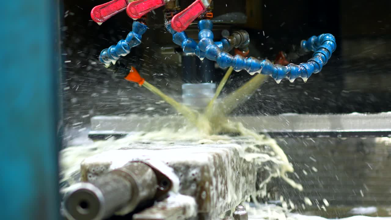 CNC Machining with Coolant