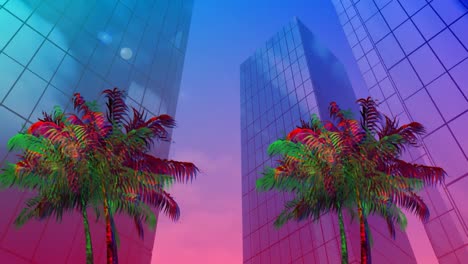 Palm-trees-and-buildings