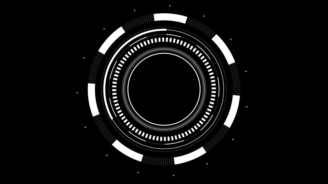 - círculos técnicos abstractos