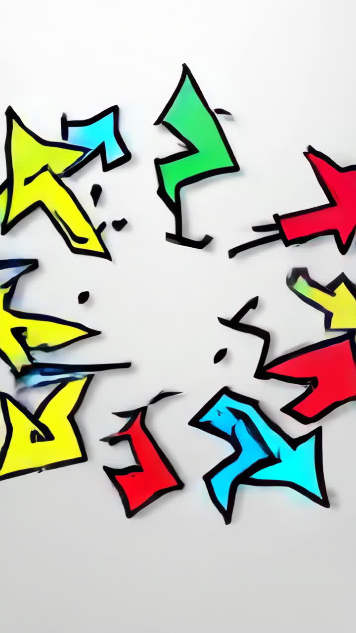 Colorful Graffiti Arrows