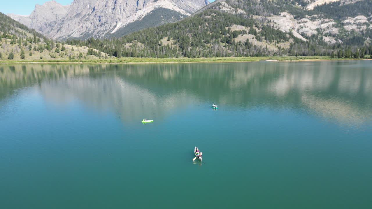 Kayaking Experience In Green River Lakes Campground During Summer In Wyoming
