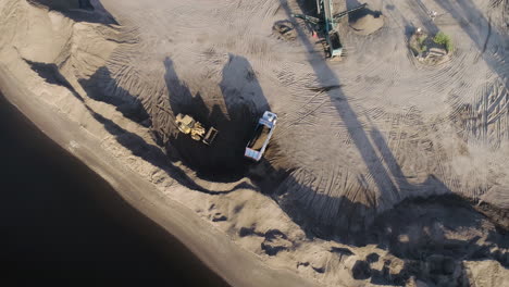 sand mining operation