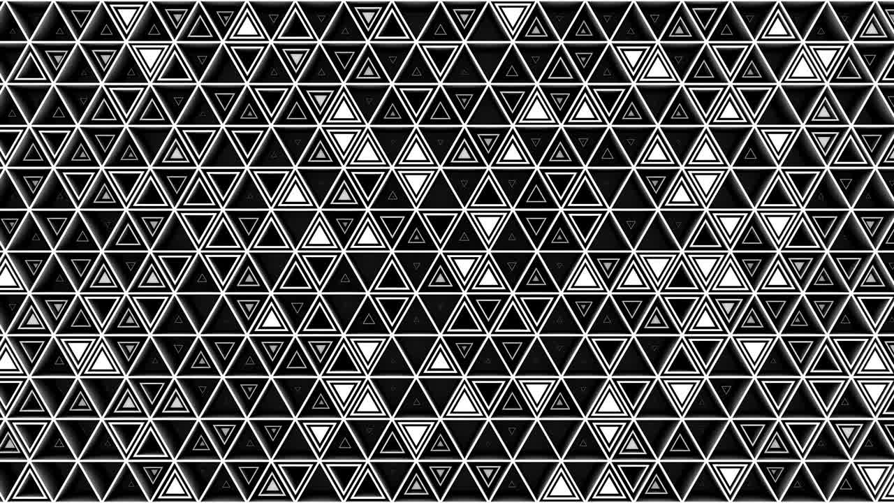 el fondo de los triángulos