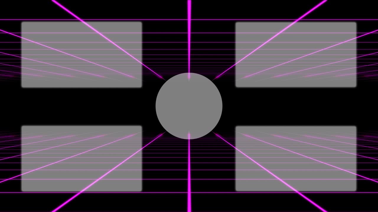 movimiento de la cuadrícula card end ending screen motion graphics