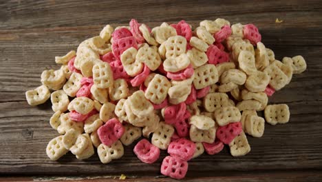 close -up of honeycomb cereals 4k