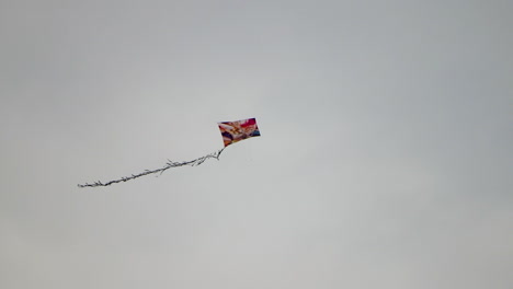 Red-kite-in-cloudy-day