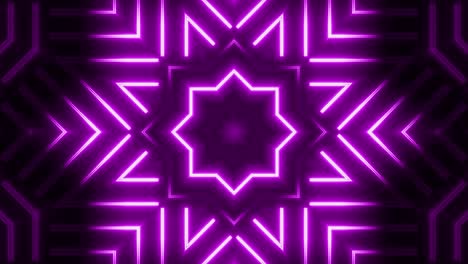 purple neon geometric pattern