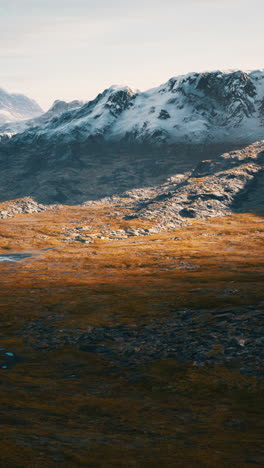 stunning view of snow capped mountains