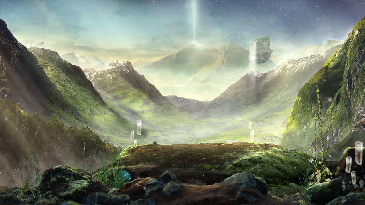 una vista fabulosa de un lugar místico y energético