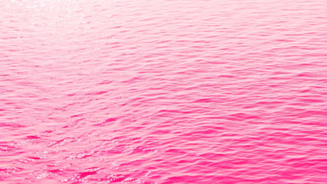 pink water surface with ripples