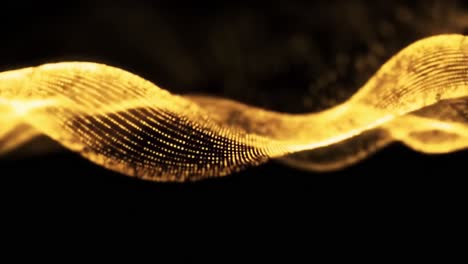 colorful glowing waves flow smoothly through the dark background, showcasing intricate patterns and vibrant colors. the mesmerizing motion creates a captivating atmosphere.