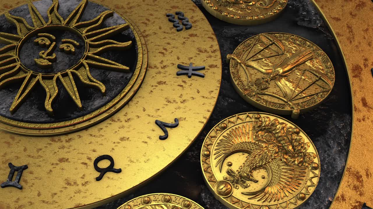 황금자리 바 회전 - 염소자리