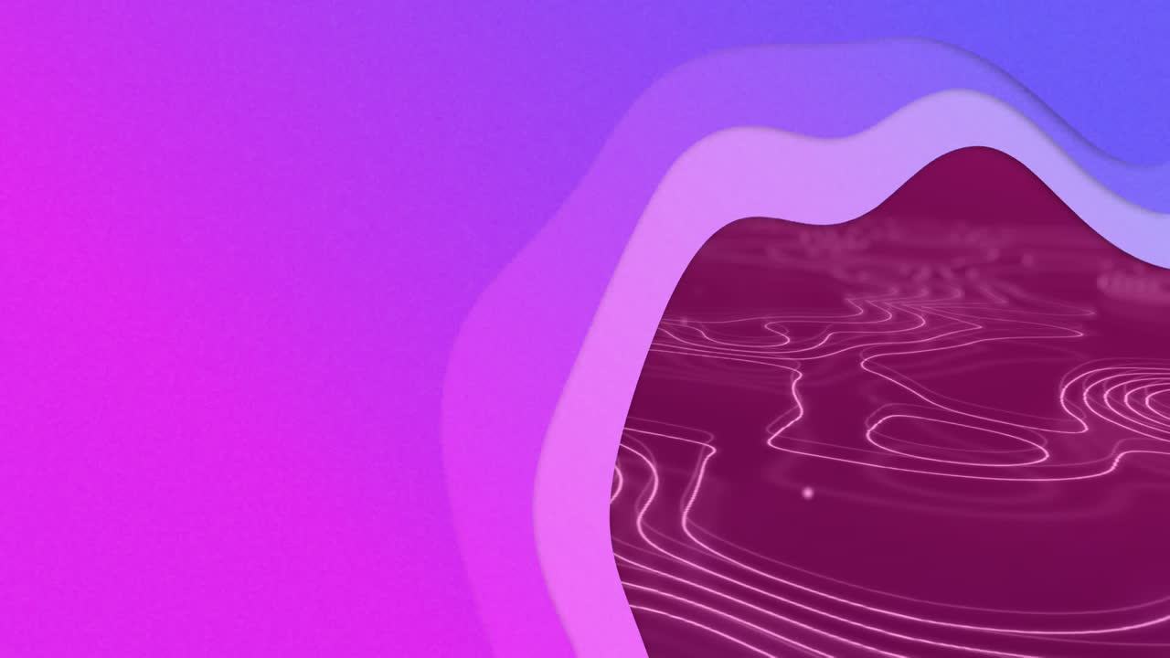 Pink and purple screen revealing purple lines