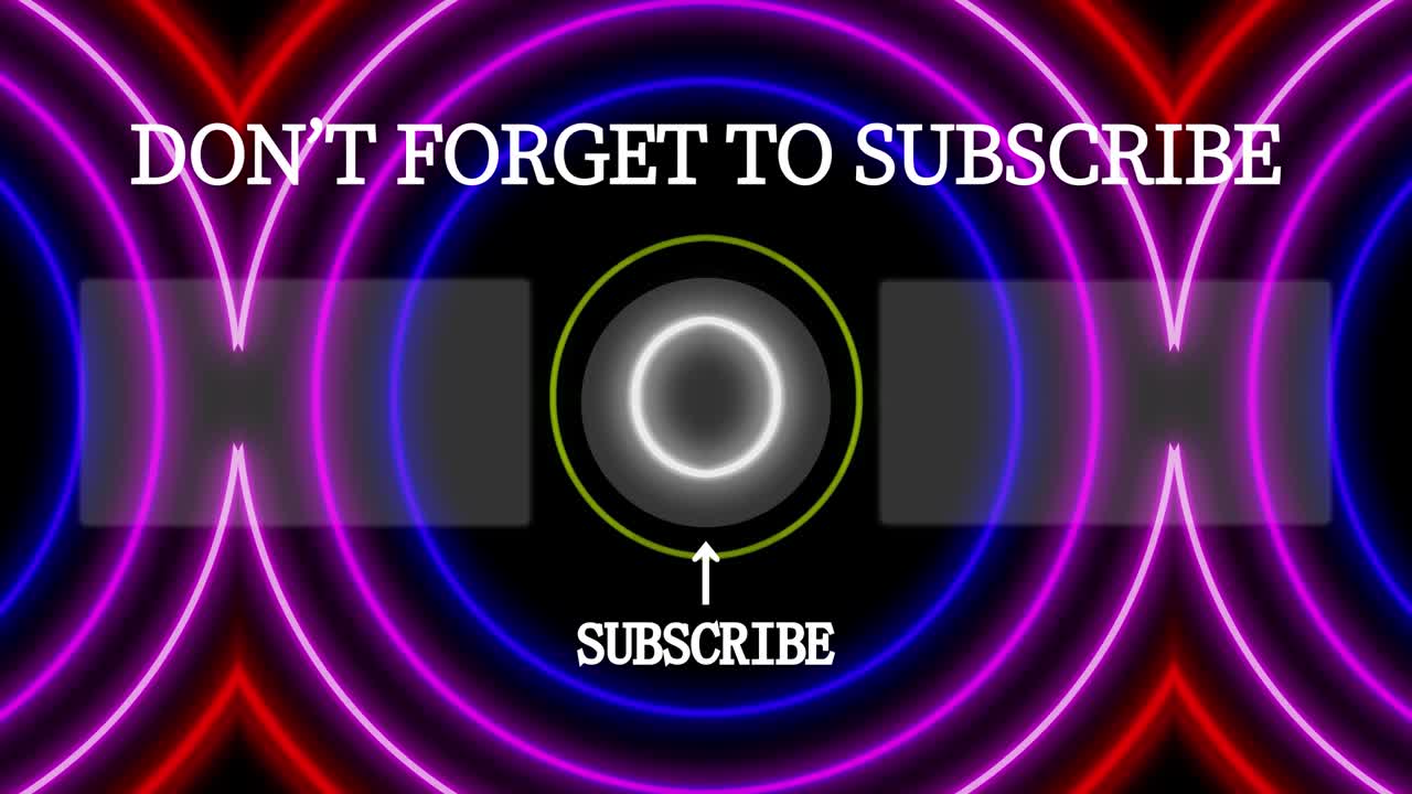 patrón de signo de neón tarjeta de finalización pantalla de finalización gráficos de movimiento