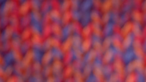 texture of a red knitted sweater